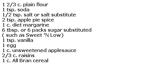 diabetic diet cookies